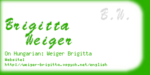 brigitta weiger business card